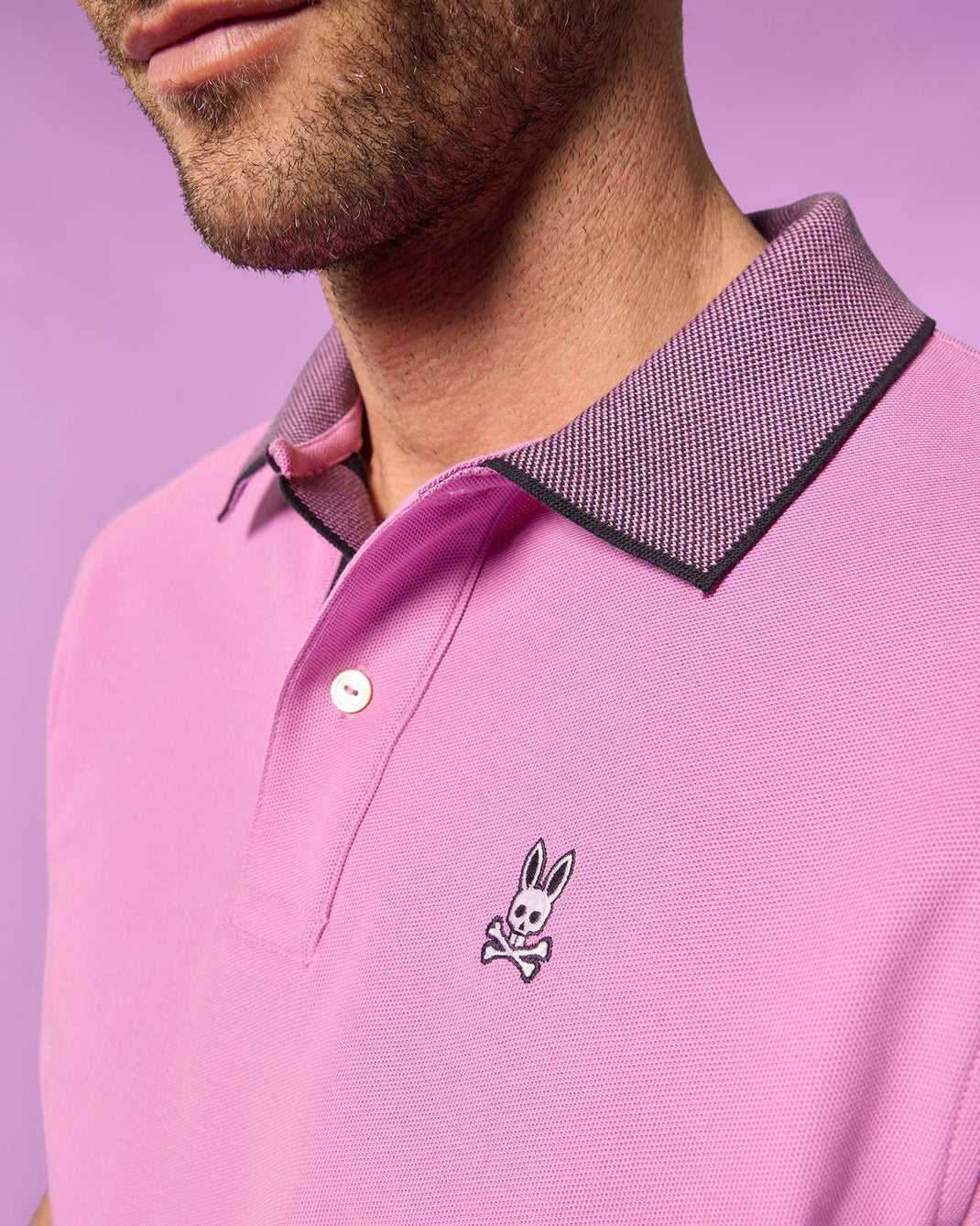 Polos Psycho Bunny Southport Pique Polo Shirt Violette Homme | PWV-44422977